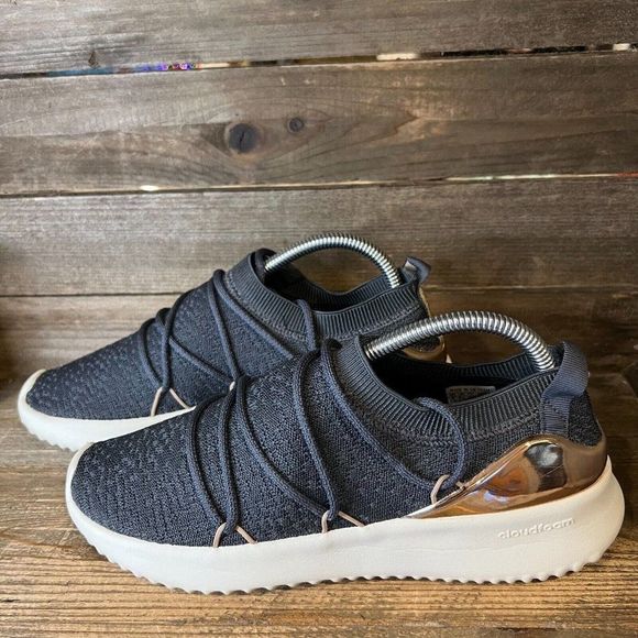 Womens Adidas‎ Ultimamotion Cloudfoam F37037 Blue Running Sneakers Size 8 - Picture 2 of 6